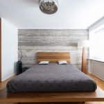 wooden bed