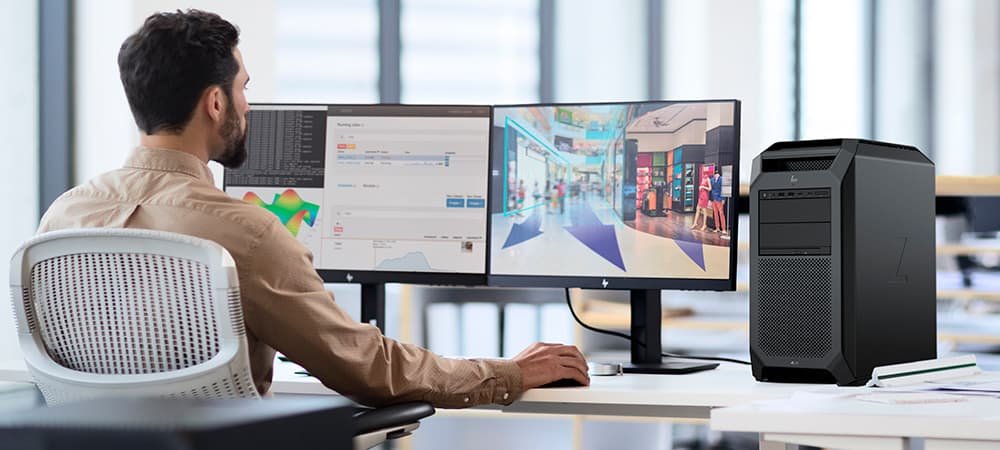 Split-Screen Monitor - Great For Multitasking