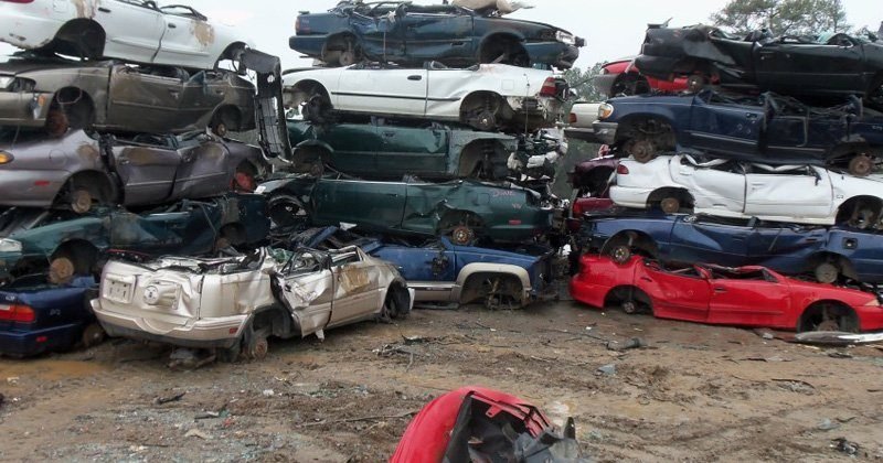 Why do most cars get scrapped?