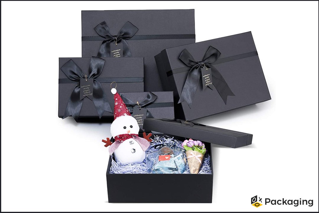 black box packaging by OXO Packaging
