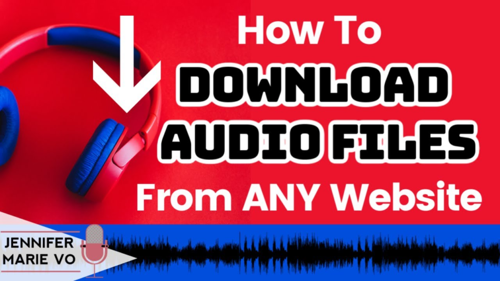 how to download audio