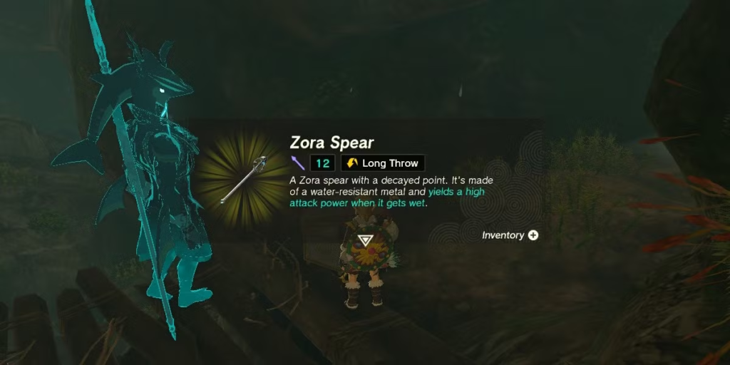 zora spear totk